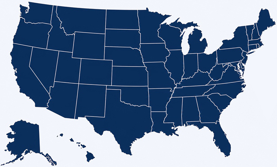 USA map